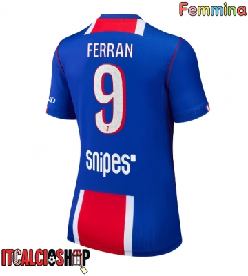Paris Saint-Germain Ferran Torres #9 Prima Maglia Femmina 2026-27 Manica Corta